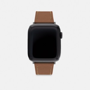 COACH® Apple Strap, 42 Mm And 44 Mm Hodinky Panske Hnede | SKVRU285