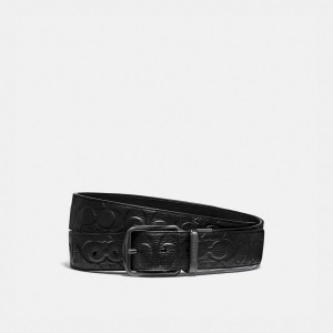 COACH® Harness Buckle Cut To Size Reversible, 38 Mm Opasok Panske Čierne | SKQMT256
