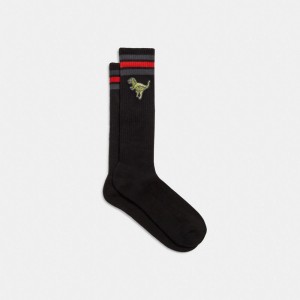 COACH® Sport Calf Ponozky Panske Čierne | SKLIV274