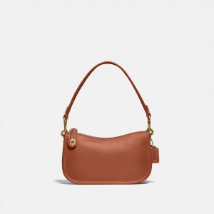 COACH® Swinger 20 Crossbody Kabelka Damske Hnede | SKNWS803